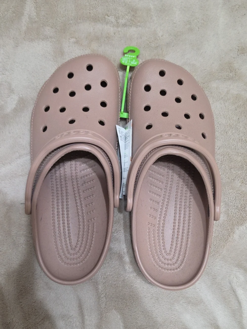 CROCS Mens Classic Clog in Dusty Rose